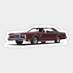 Lincoln Continental Mark V Sticker